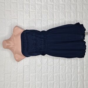 ABERCROMBIE & FITCH Navy Strapless Romper